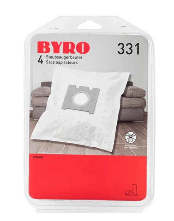 Byro Staubsaugerbeutel 331, 4 Stk.