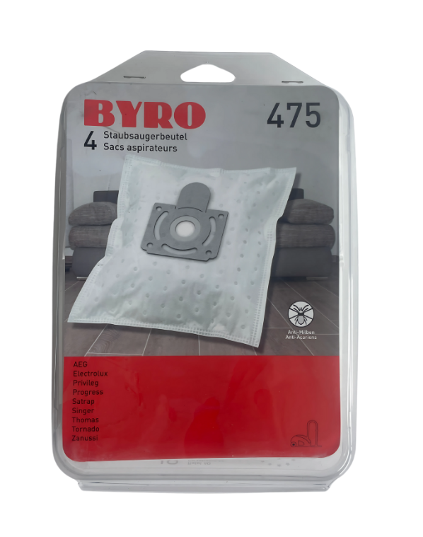 Byro Staubsaugerbeutel 475, 4 Stk.