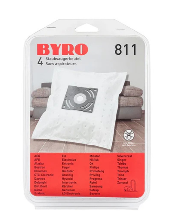 Byro Staubsaugerbeutel 811, 4 Stk.