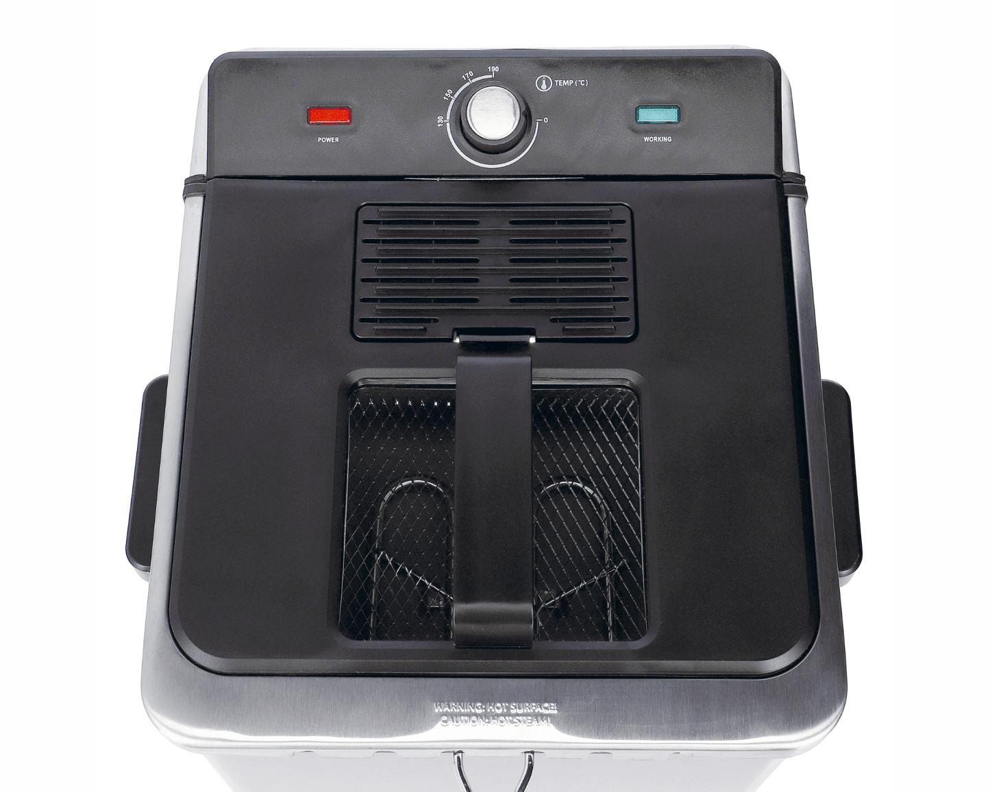 Fritteuse GastroFrit 4.5L von rotel – Profi-Qualität für Zuhause
Fritteuse mit 4,5L Fassungsvermögen ✔ Chromstahlgehäuse & Antihaft-Ölbehälter ✔ Stufenloses Thermostat bis 190 °C ✔ Inkl. 3 Frittierkörbe ✔ Kostenloser Versand