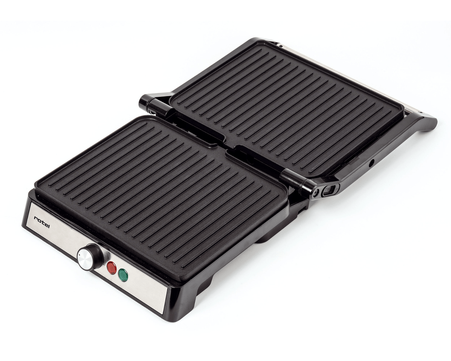 Kontaktgrill von rotel – Vielseitig für Sandwiches, Fleisch & mehr
Kontakt- & Tischgrill mit 180° Öffnung ✔ 27x44 cm Grillfläche ✔ Antihaftplatten mit Fettablaufrille ✔ Stufenlose Temperaturregelung ✔ Kostenloser Versand.