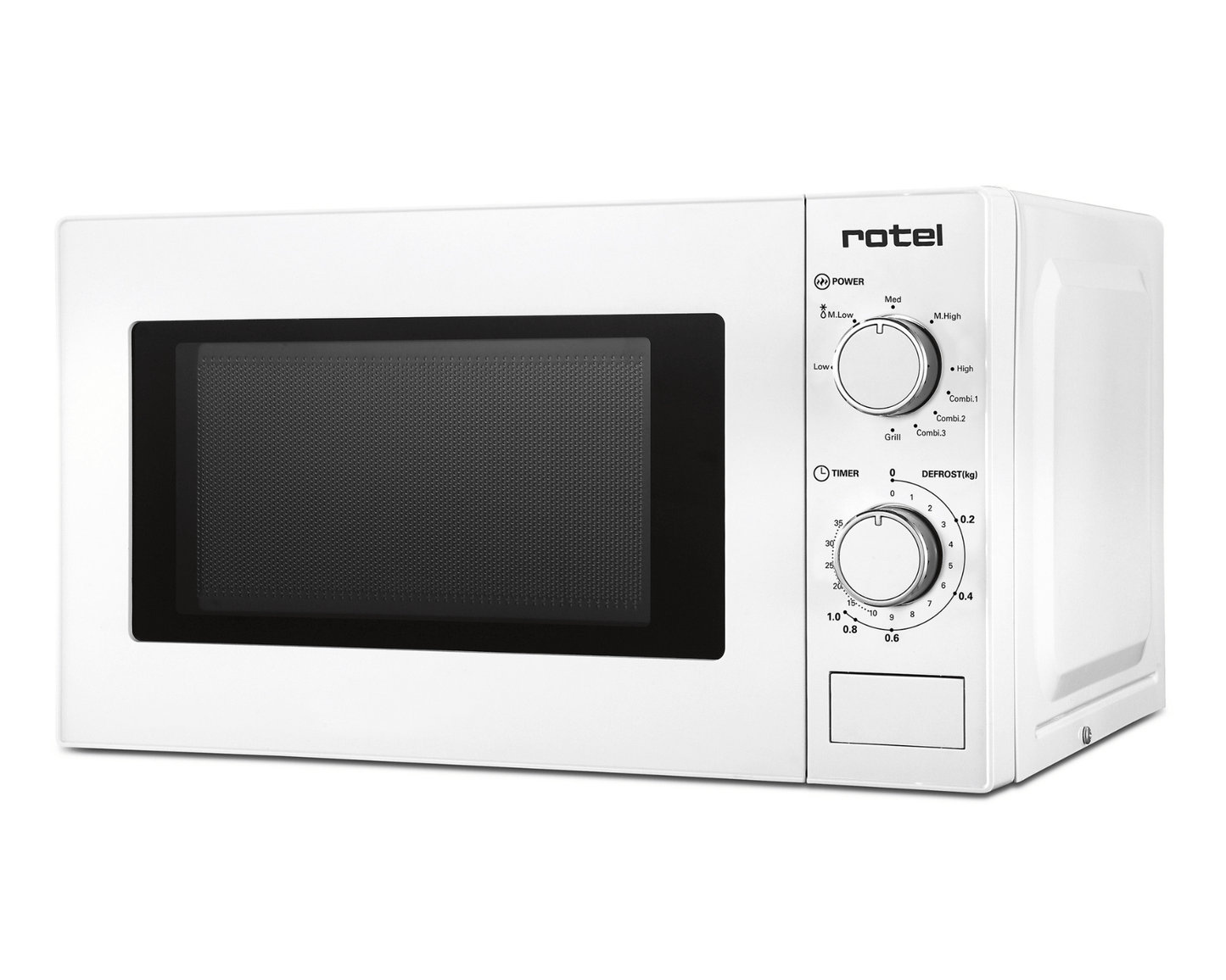 Mikrowelle mit Grillfunktion von rotel – Vielseitig & effizient
Mikrowelle mit 5 Leistungsstufen & Grillfunktion ✔ 20L Garraum & 25,5 cm Drehteller ✔ 35-Min-Timer & akustisches Signal ✔ 700W Mikrowelle, 1000W Grill