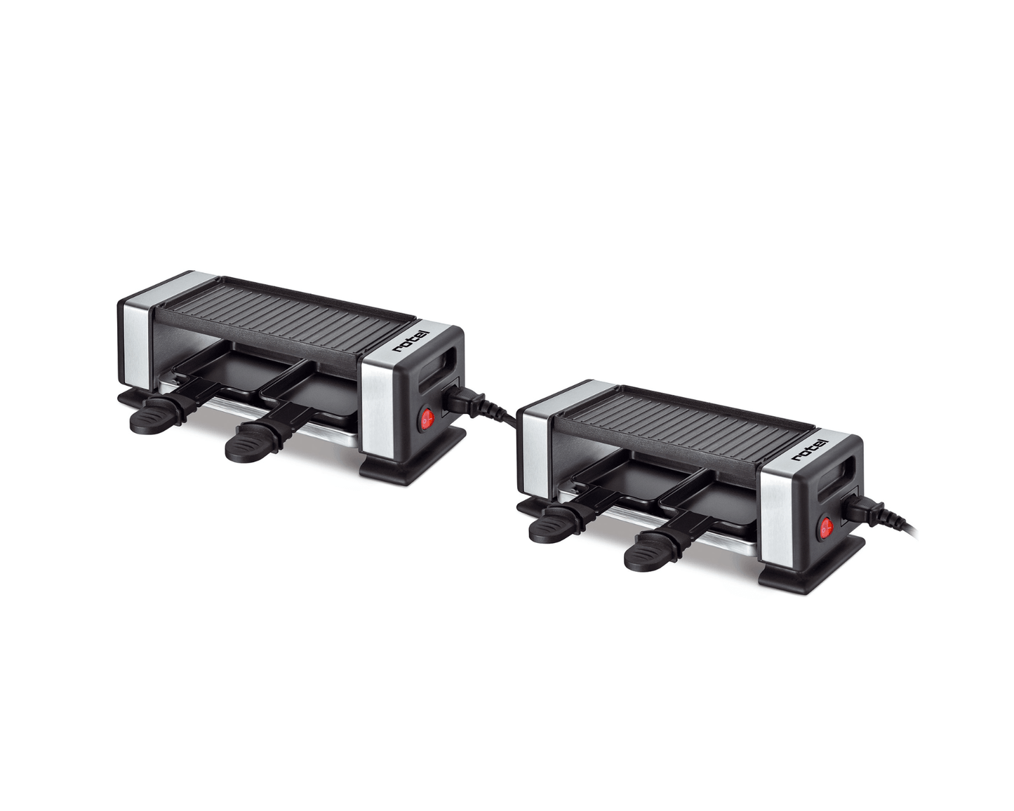 Raclette/Tischgrill «Connect» rotel – Flexibel für 2–4 Personen
Modulares Raclette für flexible Tischgrössen ✔ Verbindungskabel für 2er-Module ✔ Beidseitige Alu-Druckgussplatten ✔ Kostenloser Versand in der Schweiz.