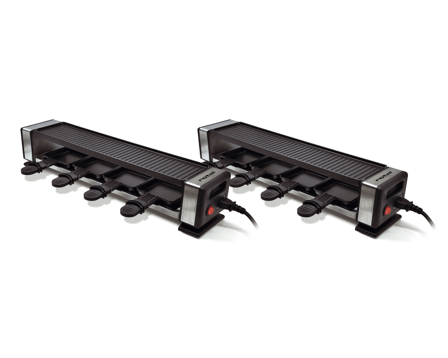 Raclette/Tischgrill «Connect» von rotel – Flexibel für 4–8 Personen
Modulares Raclette für flexible Tischgrössen ✔ Verbindungskabel für 4er-Module ✔ Beidseitige Alu-Druckgussplatten ✔ Kostenloser Versand in der Schweiz