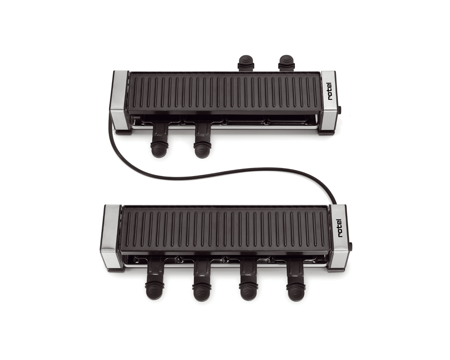 Raclette/Tischgrill «Connect» von rotel – Flexibel für 4–8 Personen
Modulares Raclette für flexible Tischgrössen ✔ Verbindungskabel für 4er-Module ✔ Beidseitige Alu-Druckgussplatten ✔ Kostenloser Versand in der Schweiz