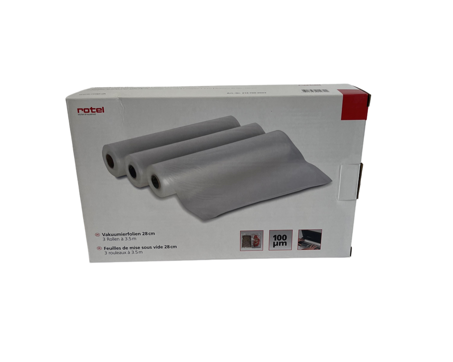 Vakuumierfolien 3er Set von rotel, www.rotel.swiss, Vakuumierzubehör