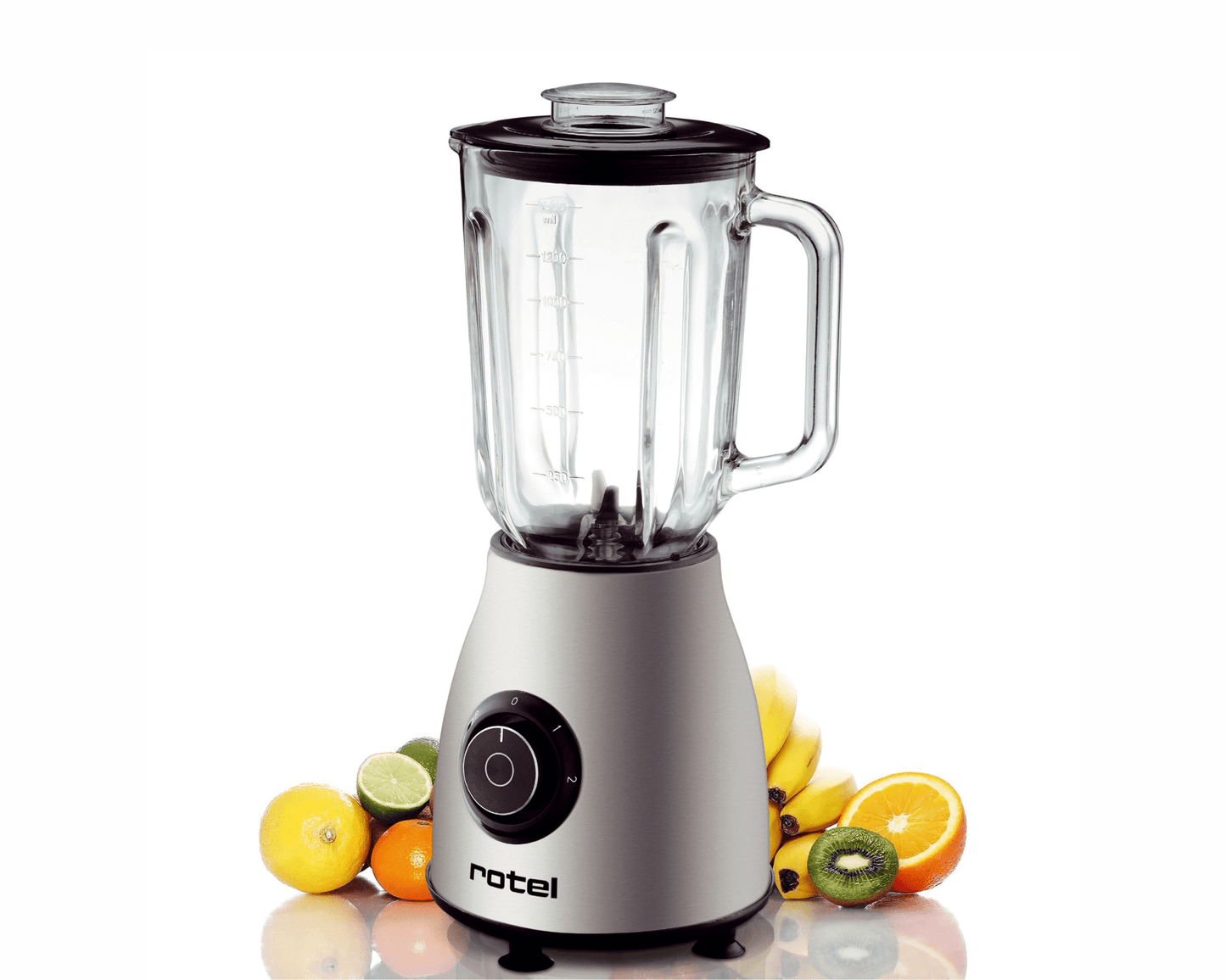 Standmixer von rotel – Leistungsstark & vielseitig
Mixer mit 5 Geschwindigkeiten & Impulsfunktion ✔ 1,5L Behälter ✔ 350W Leistung & Sicherheitsverriegelung ✔ Rutschfeste Füsse ✔ Kostenloser Versand