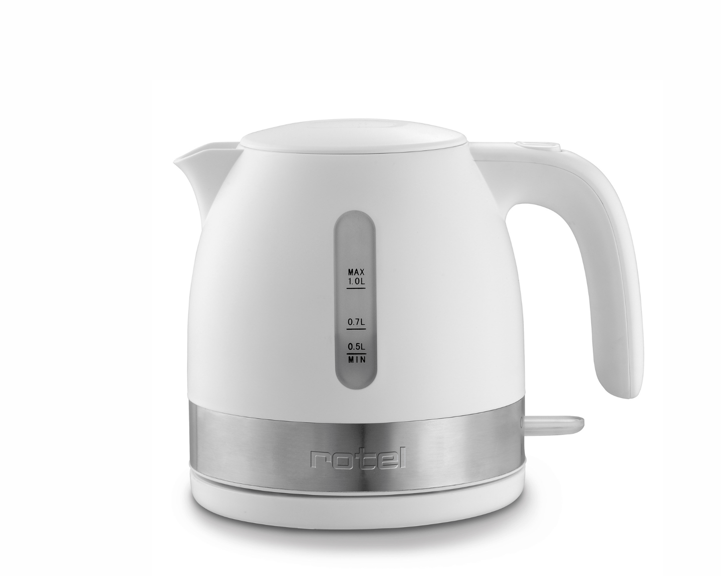 rotel Kabelloser Wasserkocher 1L mit Kochstopp Automatik
Kabelloser Wasserkocher mit 1L Fassungsvermögen ✔ Kochstopp-Automatik & Überhitzungsschutz ✔ 360° drehbarer Anschluss ✔ Sicherheitsverriegelung