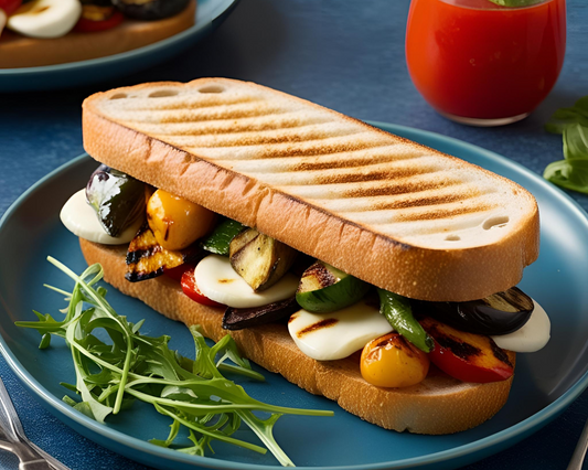 Panini mit Grillgemüse & Mozzarella