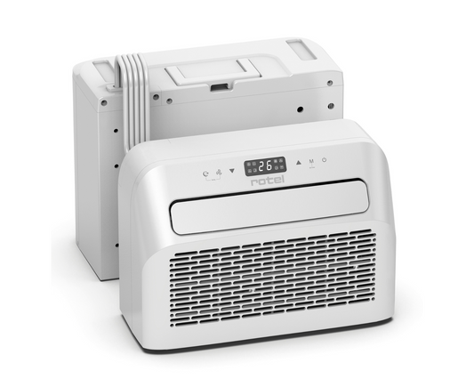 Split-Klimagerät 5000 BTU von Rotel – Effiziente Kühlung.

Split-Klimagerät 5000 BTU von Rotel – kühlt Räume bis 30 m³ effizient ✔ Energieklasse A ✔ Nachhaltiges R290-Gas ✔ LCD-Display & Timer ✔ Kostenloser Versand